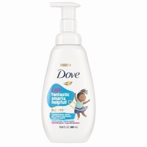 Dove Kids Care Foaming Body Wash Cotton Candy 13.5oz Hypoallergenic Pump New